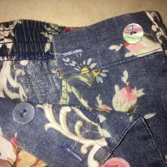 Vintage Graver Studio Floral Shorts Plus Size 3X - Picture 4 of 10